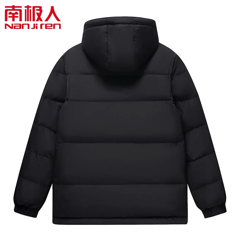 Antarctic Fall/Winter New Cropped Down Jacket Thickened Hooded Loose Couple Jacket