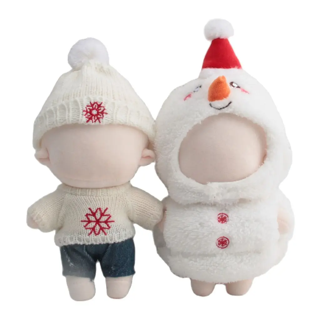 Doll Clothes for 20cm Idol Doll Outfit Accessories Christmas Snowman Dress Up Set for Korea Kpop EXO Super Star Dolls Toys Gift пазл super 3d wish upon a star желание на звезду 500 деталей