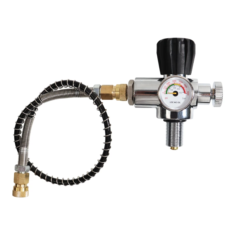 400Bar 6000PSI 30mm Gauge Fill Station HPA Cylinder Diving Station