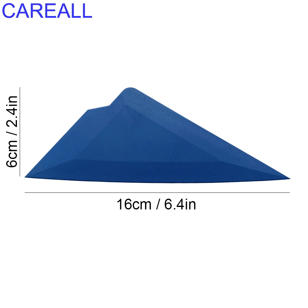 Triangle Go Corner Squeegee Car Vinyl Wrap Card Scraper Edge Size Tuck Tool Window Tint Film Application 3 Hardness