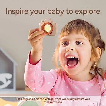 Baby Wood Colorful Camera - Wooden Toys 4