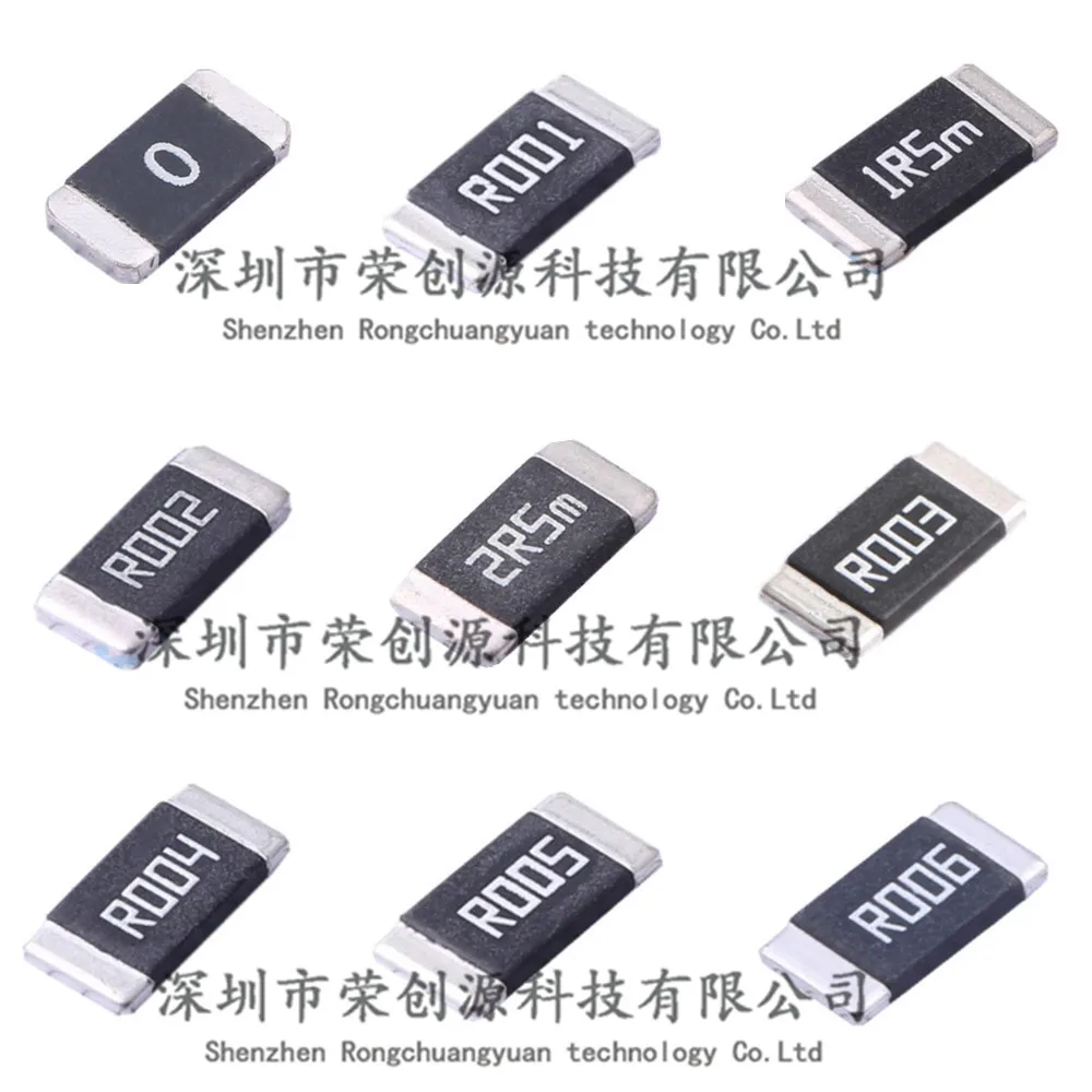 20PCS/LOT High Power Current Sensing Resistors 3W 2512 1% 0R 0 R001 1R5m R002 2R5m R003 R004 R005 R006