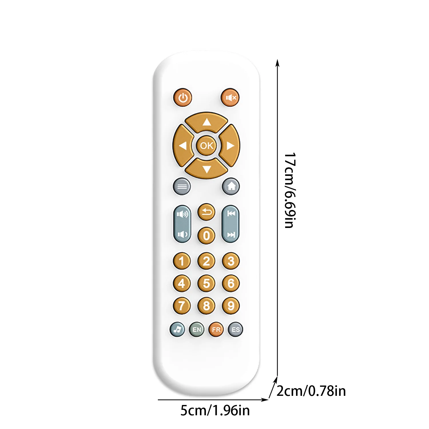 The remote control for infant and toddler language learning switches to the Three Kingdoms language and comes with a battery 2