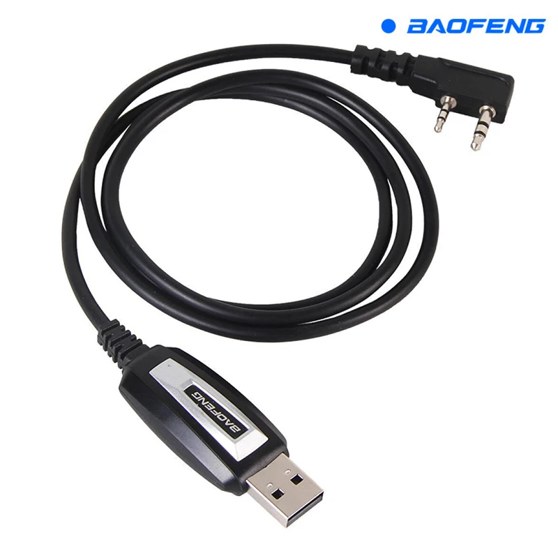 Baofeng 2 Pins Plug softair Write frequency line for UV-5R serise walkie talkie 888S Professional USB cable Accessories CD