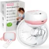 Electric Wearable Breast Pump 1200mAh USB Chargable Silent Milk Extractor Painless Automatic Milker Comfort Breastfeeding 1