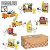 Genuine Snoopy Building Blocks Multi-faceted Life Puzzle Box Cartoon Plastic Building Blocks Trendy Scene Coffee Shop Toys Gift 5
