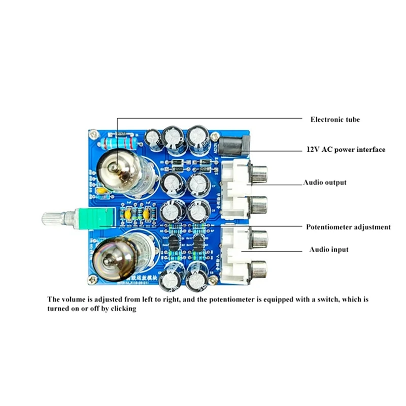 Y51A-DIY Electronic Kit For Adults Biliary Electronic Tube Diy Kit Power Preamplifier Board Welding Parts Assembly Components
