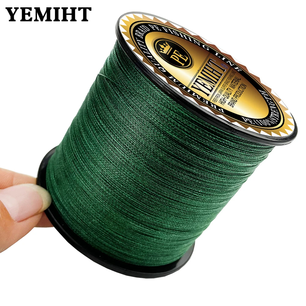 Sporting Goods Line & Leaders 100/300M 1080LB 4 Strands Weave PE Braided Fishing Line Spinning