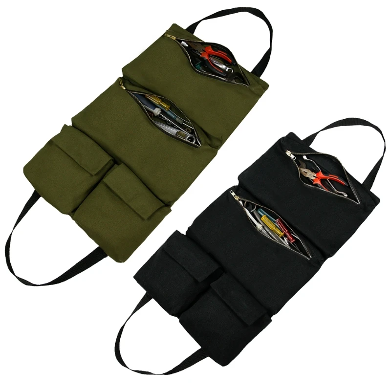 

Waterproof Hanging Car Back Canvas Hanging Bag Super Roll Tool Great Gifts for Men Perfect Fathers Day Gifts for Dad