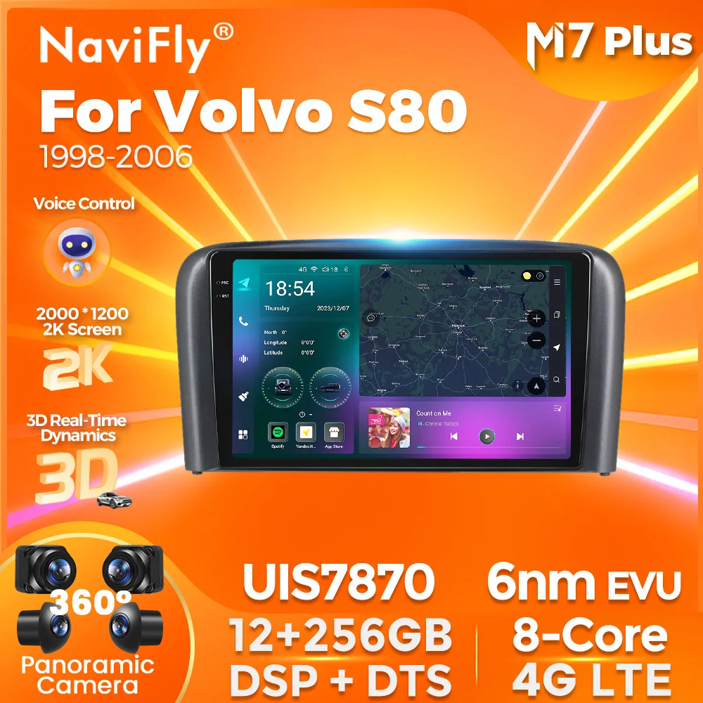NaviFly-NEW-Android-Car-Radio-DVD-For-Volvo-S80-1998-2006-GPS ...