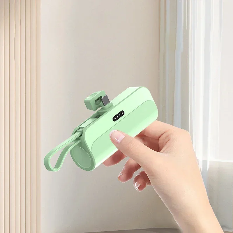 대용량 휴대용 고속 충전 전원 비상 외장 배터리, 10000mAh 캡슐 미니 보조배터리, 아이폰 C타입 나노, 신제품