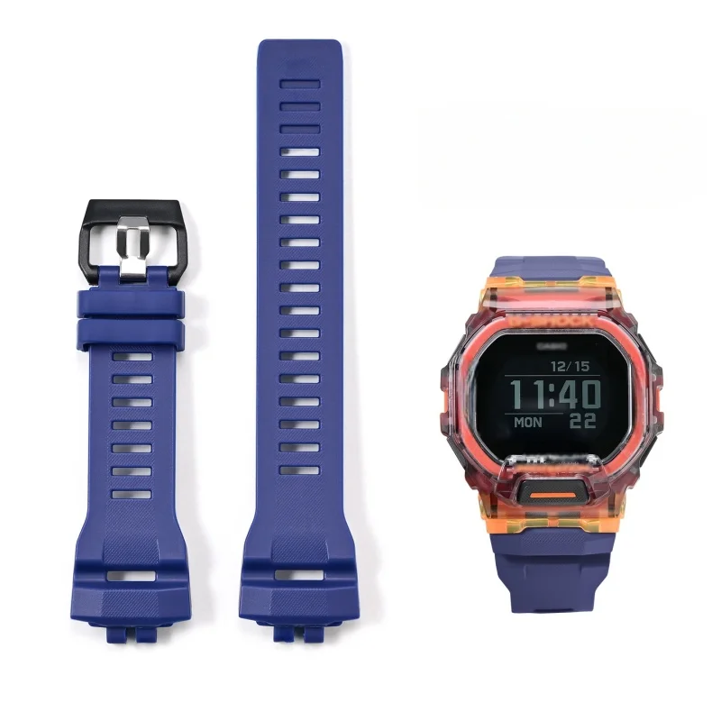 Durable Resin Sport Watch Strap - Men's Waterproof Rubber Bracelet Accessory