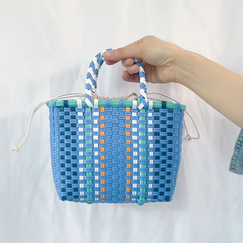 Blue shoulder bag