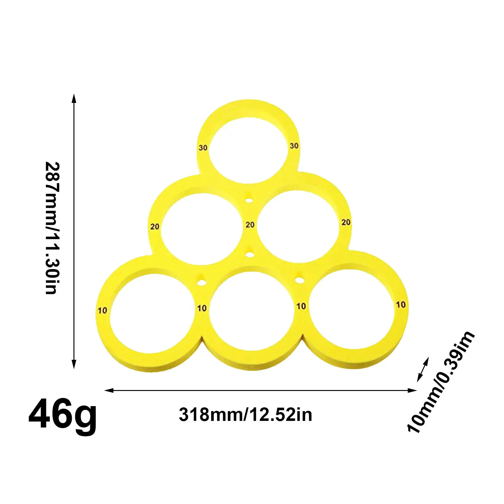 One Set Fun Splash Water Sports Floating Pool Game Toy - Durable EVA Material, Random Color Ball, Perfect For Summer Funny game