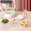 2L Mini Household Electric Food Steamer with Timer Knob control Auto Shut-off Visualization Food Warmer 3 layers Egg Boiler 3