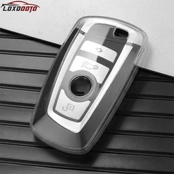 Premium TPU Car Key Case Cover (Only clear white)