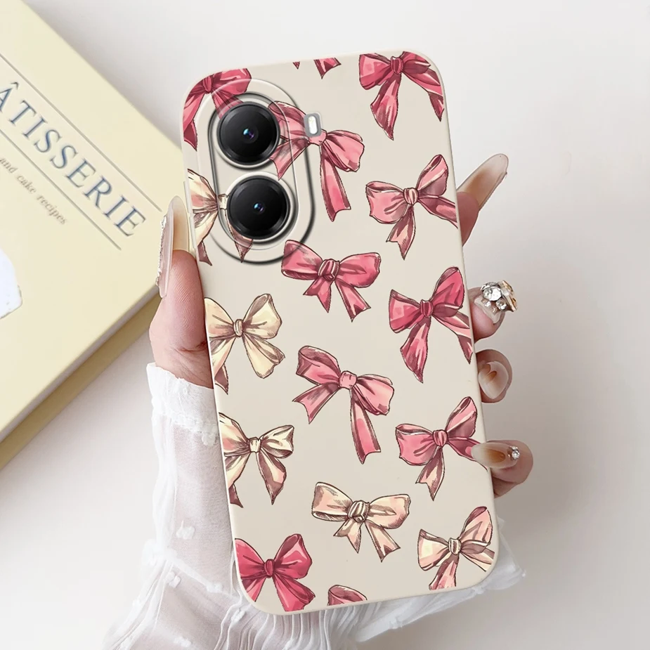 Cute Cat Grid Pattern Soft Silicone Phone Case Cover