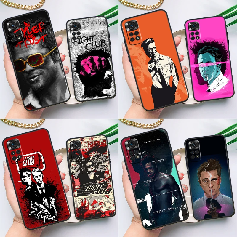 Fight Club Case Per Xiaomi Redmi Note 10 11 Pro 8 9 12 Pro 11S 10S 9S Redmi 9 10 12C 9C 10C Cover Posteriore