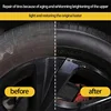 Car Tire Gloss Hub Refurbishment Gloss Restoration Gloss Auto Tire Brightener Tire Hub Cleaner Tire Protect Maintenance Wax 6