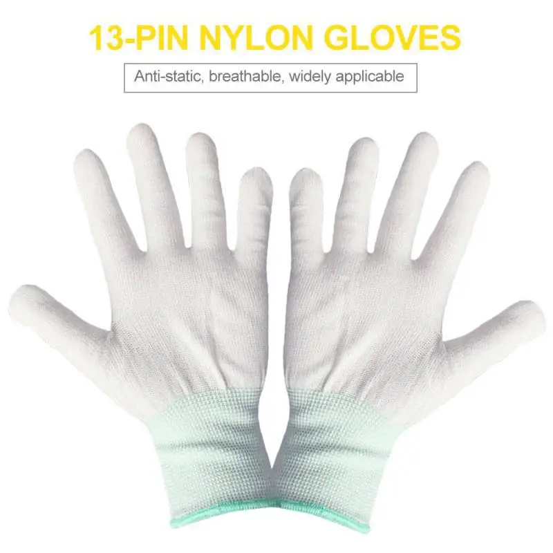Antistatic Gloves Carbon Fiber PU Coating Electronic Repair