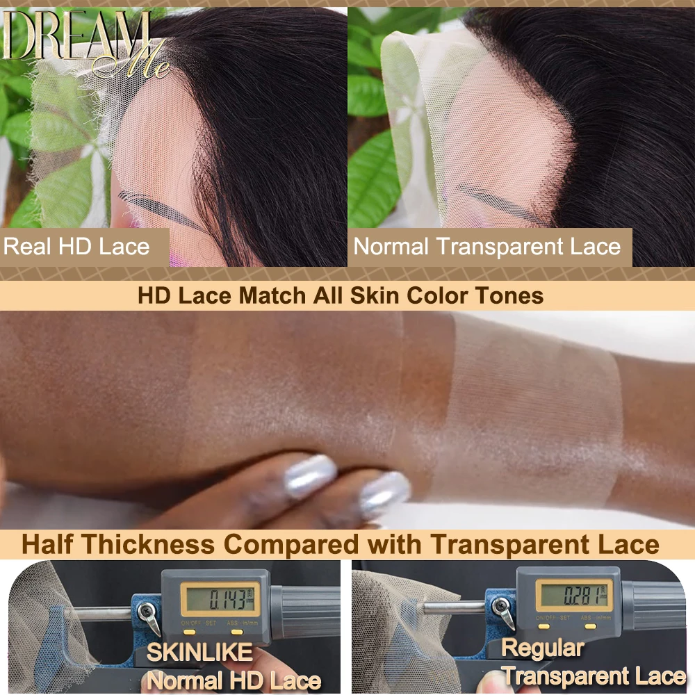 Kinky Curly HD Lace Closure Afro Curly Hair 4c Kinky Hairline HD Lace Frontal 5x5 6X6 13x4 13x6