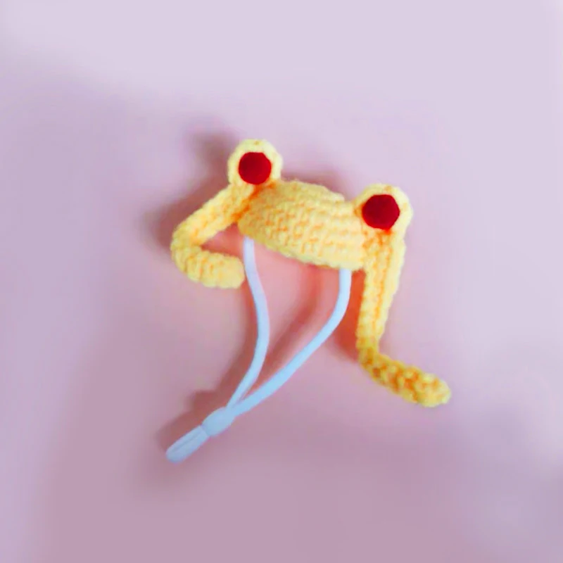 Cute Pet Knitted Mini Hat Small Animal Clothing Accessories For Hedgehog Hamsters Hat DIY Hand-Knitted Pet Headdress small animal clothes pet headgear