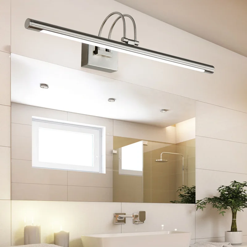 Hotel Bathroom Dressing Table Wall Lamp Metal Plating Body Up Down Sconce Lighting Bedroom Decoration Bathroom Mirror LED