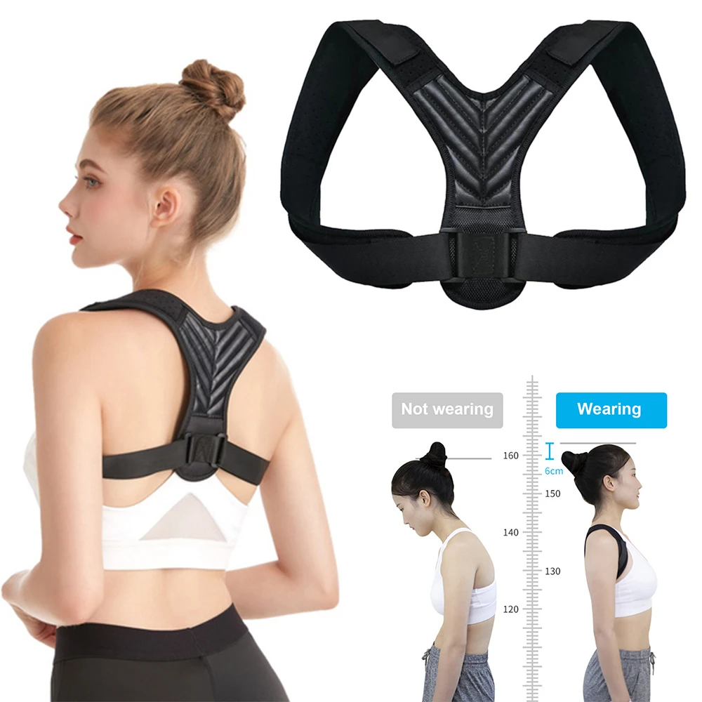Posture corrector Adjustable Clavicle Posture Corrector Men Women Upper Back Brace Shoulder Lumbar Support Belt Corset Posture Correction