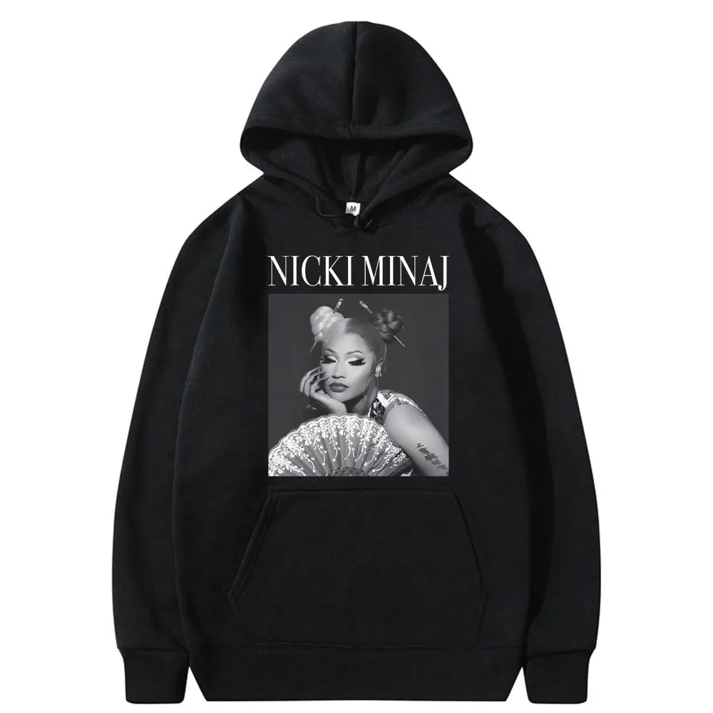 

Rapper Nicki Minaj Red Ruby Da Sleeze Hoodie Men Women's Hip Hop Rare Queen of Rap Vintage Sweatshirt Spring Autumn Streetwear