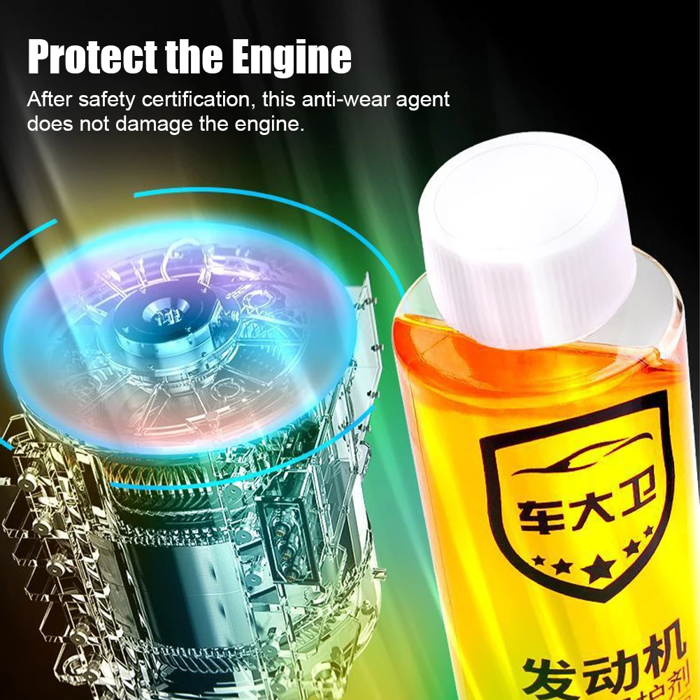 Convertidor catalítico de 100ml para coche limpiador de gasolina aceite aditivos Ahorrador de aceite eliminación de depósito de carbono limpiador de combustible Protector de motor