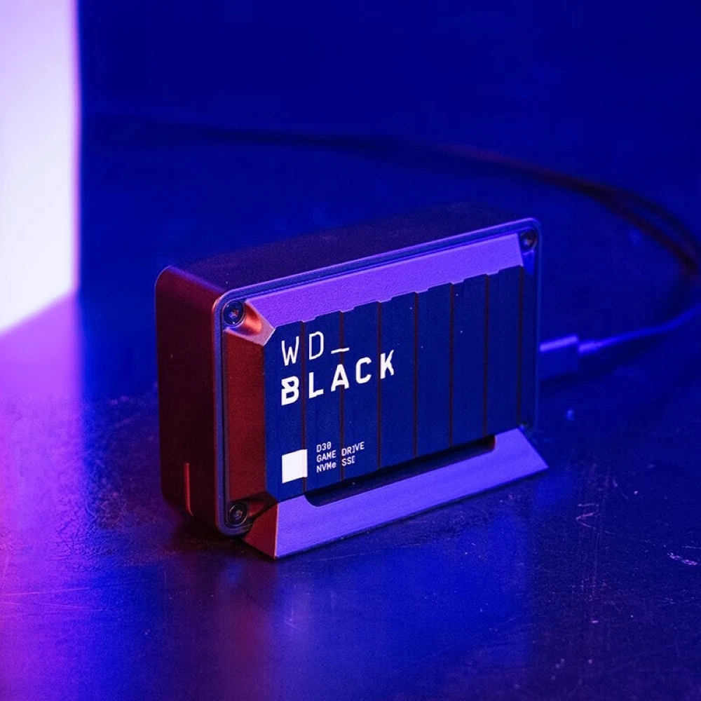 웨스턴 디지털 WD_BLACK D30 게임 드라이브 SSD 500GB/1TB/2TB 휴대용 외장 SSD (Xbox 및 PC용) - 최대 900MB/s