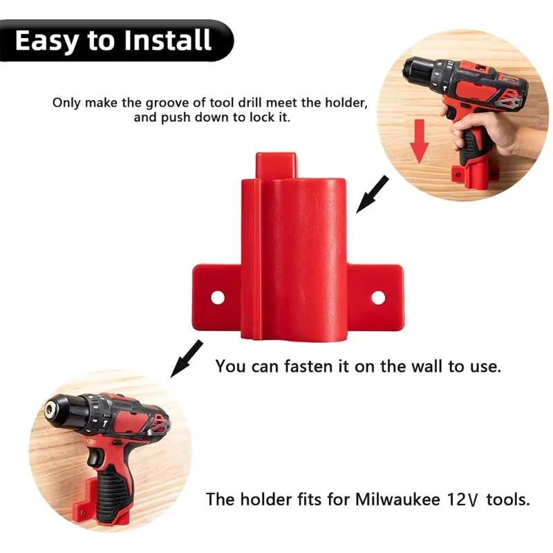 Diy Milwaukee Tool Holder PERCH Tool Holder Rack For Milwaukee M18