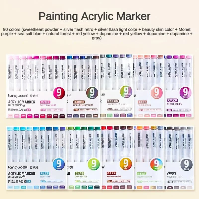 Acrylic Paint Marker Pen Set 1