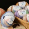 50g Multicolor Gradient Mohair Yarn Segment Dyed Wool Blended Thread DIY Crochet Hand Knitting Soft Warm Baby Wool Yarn Sweater 4