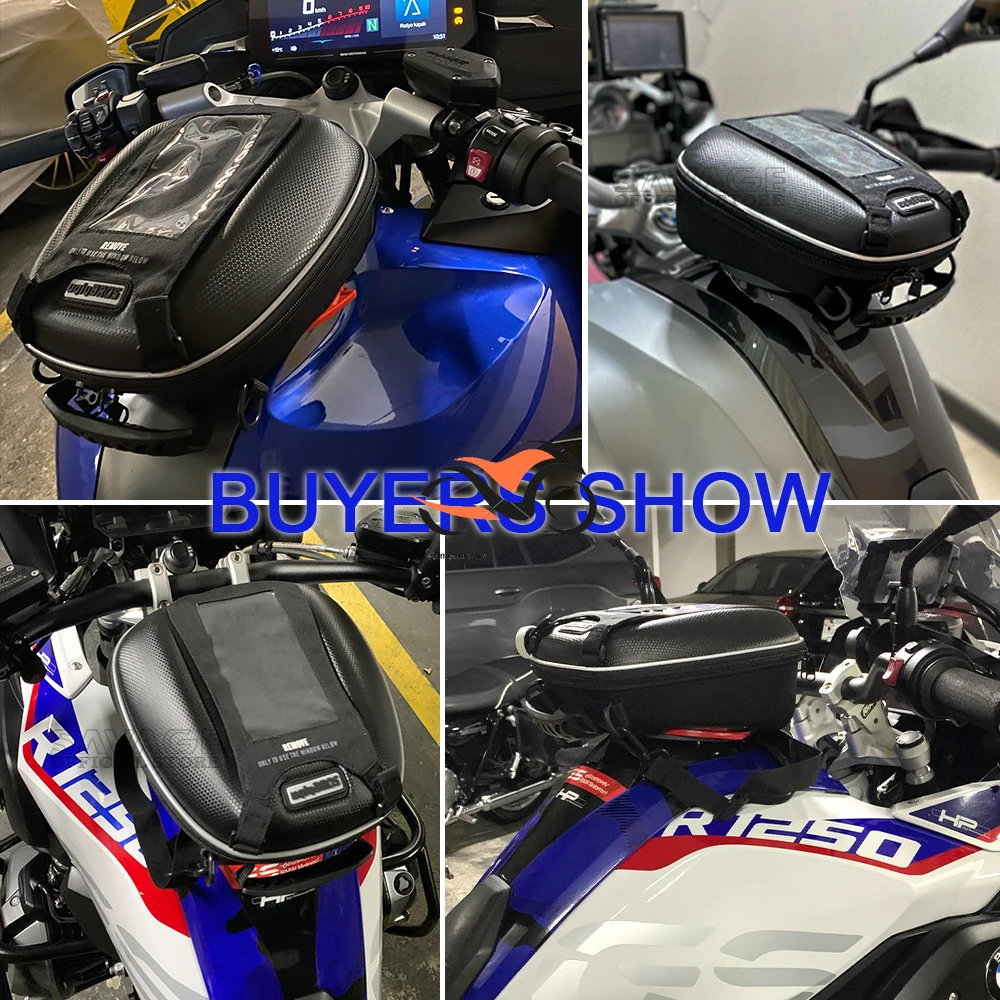 오토바이 탱크 가방, BMW R1250GS S1000XR F850GS R 1200 RT/R 1250 GS F750 F900 XR 방수 수하물 탱크락 레이싱 배낭