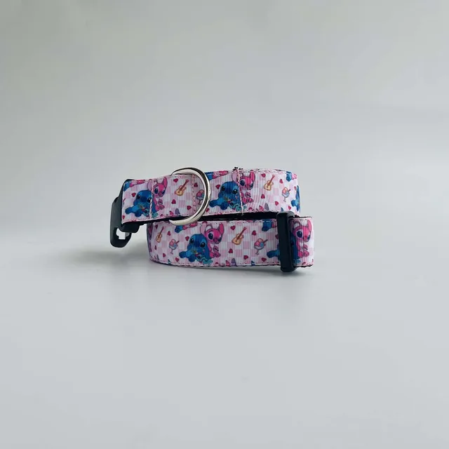 Stitch and Lilo Dog Collar Adjustable for Small Medium Large Dogs 4