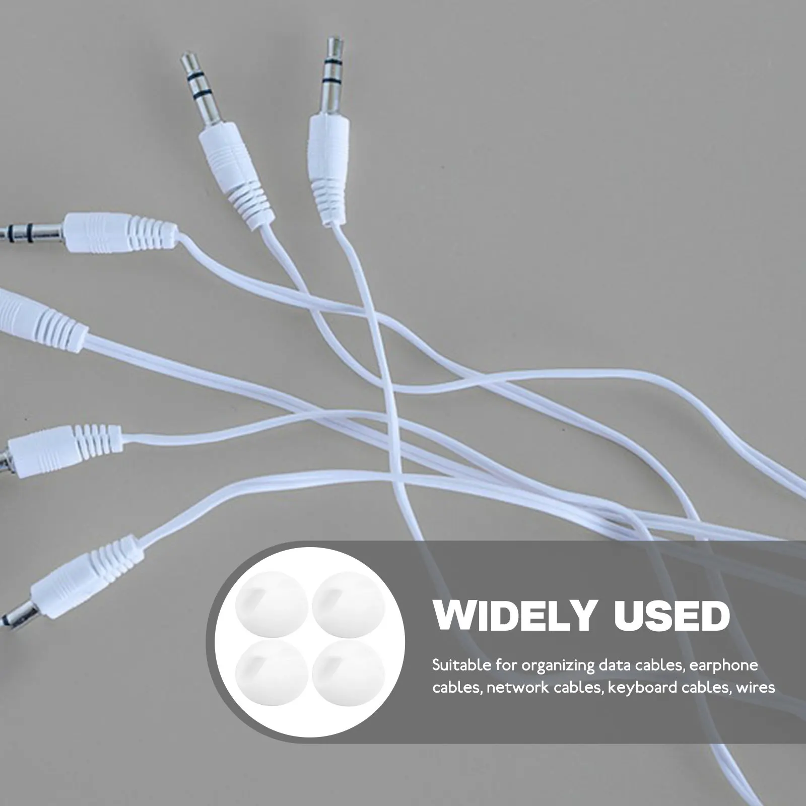 10Pcs 케이블 정리 도구 데스크 와이어 관리 플라스틱 사랑스러운 다목적 와이어 홀더 홈 오피스 데스크탑 코드 보관용