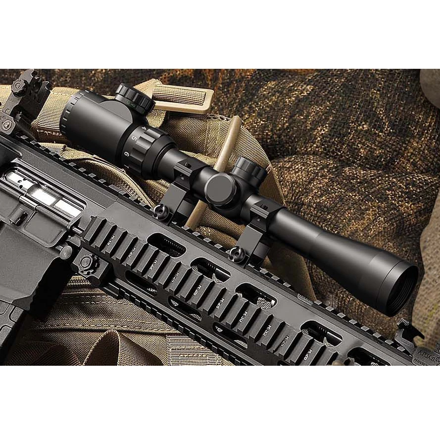 3-9x40 Hunting Riflescope Optical Scope Red Green Illuminated 11/20mm Rail Air Rifle Optics Hunting Airsoft Rifle Scopes
