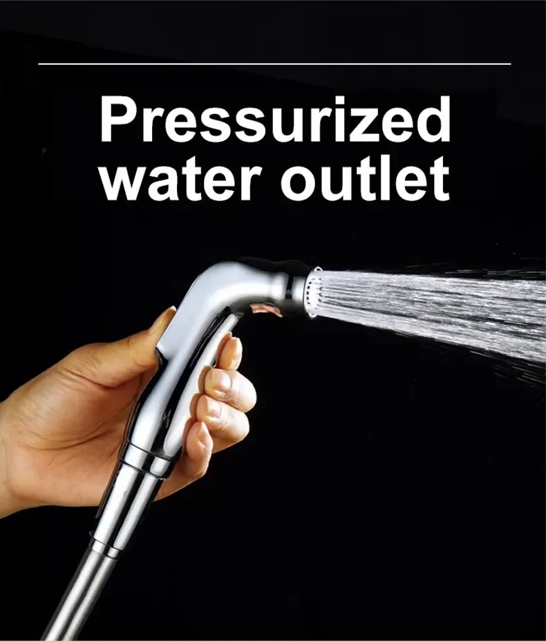 Description Picture 4 of itemHousehold Toilet Flush Gun Faucet Toilet Cleaner Flush Gun Matching Nozzle High Toilet Sprayer Pressure Booster Bidet Head