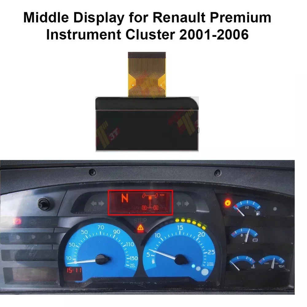 Dashboard LCD Display lcd display for Renault Premium Magnum Midlum Ares Kerax Iliade Instrument Cluster