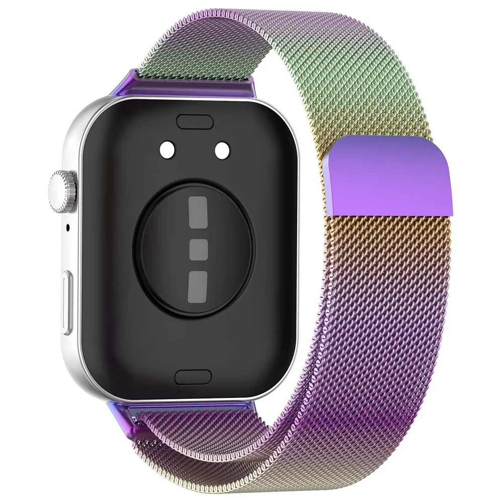 حزام ميلانيزي معدني لساعة هواوي فيت 3 4-4 برو ساعة...