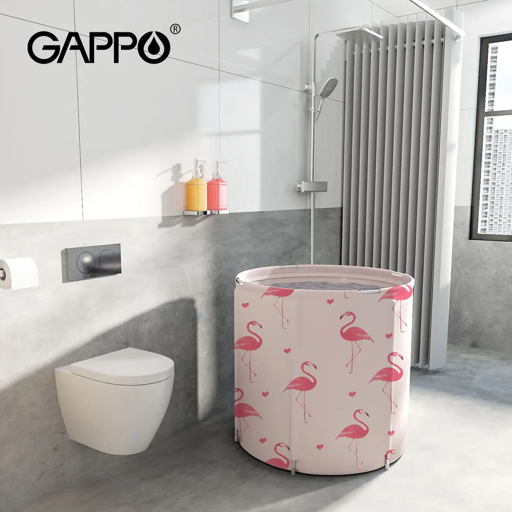 

GAPPO Складная Ванна спа ванна для замачивания стоящая Ванна эффективное обслуживание температуры идеально подходит для горячей ванны льда