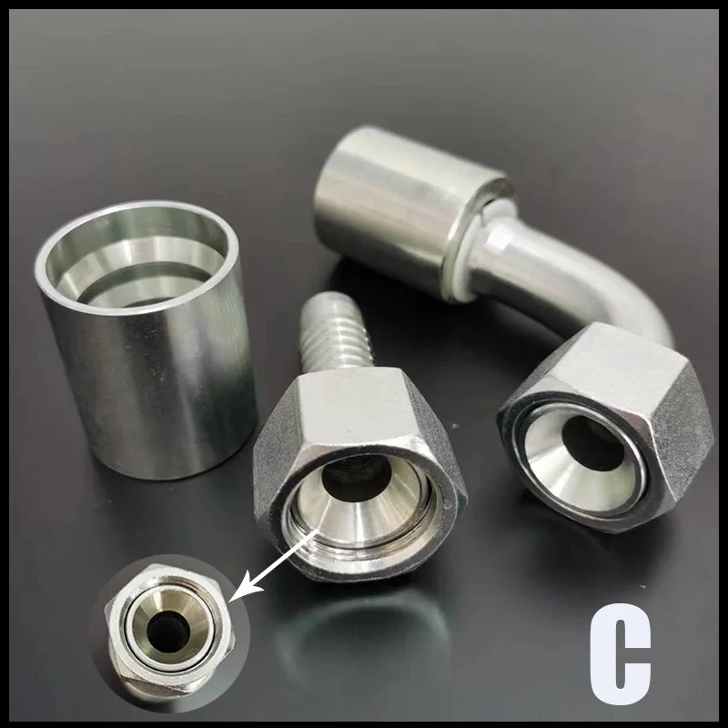 metrica de alta pressao crimping joint aco 03
