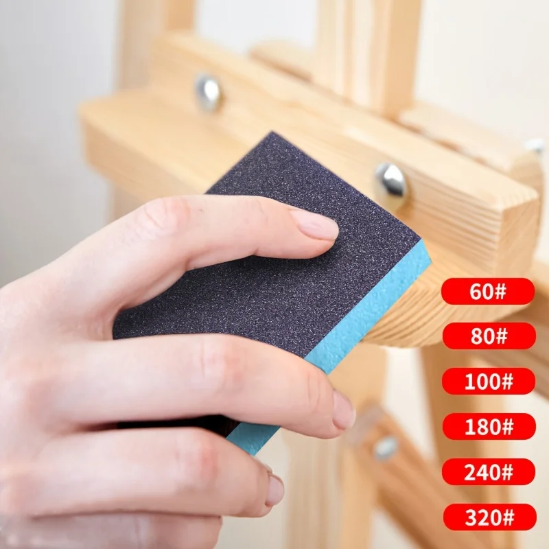 Versatile Washable Sanding Sponge Set with Multiple Grits for Polishing and Abrasive Tasks