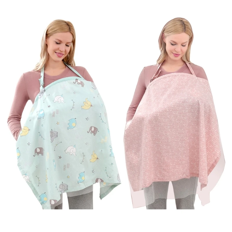 

Breastfeeding Nursing Cover Baby Feeding Cloth Mom Breast Feeding Blanket Privacy Protections Towel Apron for Outdoor