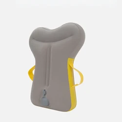 Portable & Lightweight Inflatable Travel Pillow for Ultimate Comfort (Grey)
