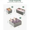 16 Pack Drawer Organizer Clothes, Dresser Drawer Organizers for Clothing Fabric Foldable Closet Organizers and Storage Bins 2