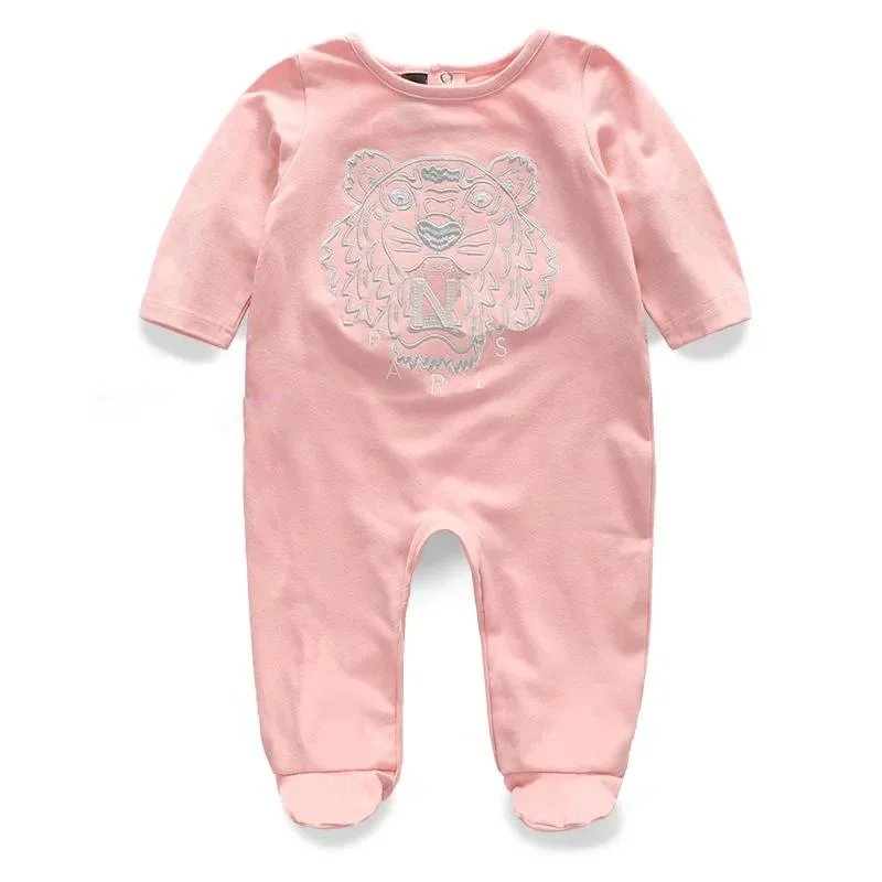 Baby Clothes Spring Autumn Baby Boy and Girl Romper Short Sleeve Cotton Infant Jumpsuit Cartoon Printed