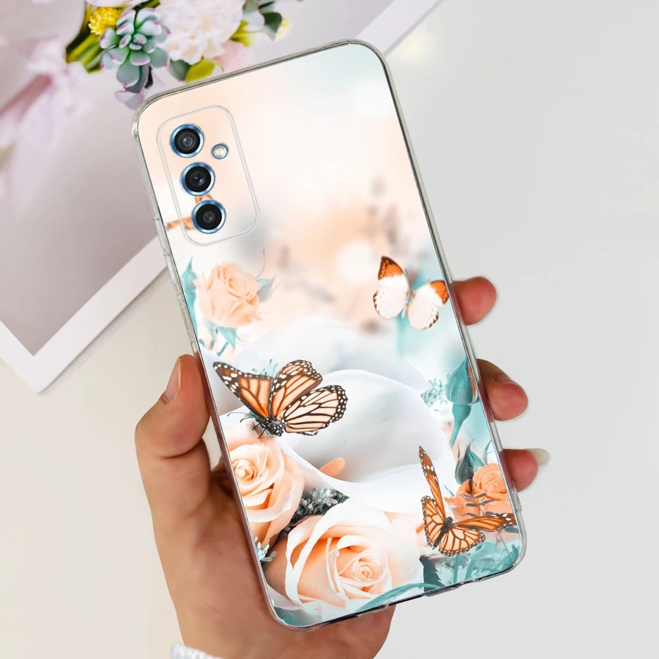 Stylish Clear Silicone Phone Case with Fashion Print Design