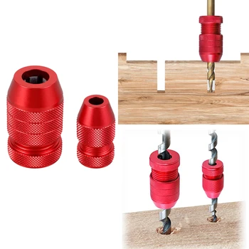 Fermo della profondità del trapano per punte da trapano Fermaporta regolabile Gamma di dimensioni del trapano applicabile 5/64"-3/16", 15/64"-7/16" per utensili per la lavorazione del legno